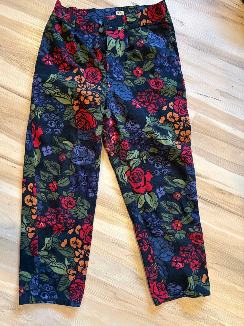 Lucy & Yak floral Addison jeans